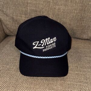Z-Man Fishing Products Navy Cap Hat Snapback 
VINTAGE ROPE HATZ ZMAN144 NAVY